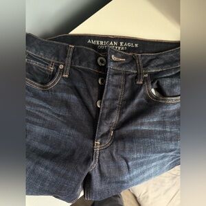 American Eagle dark blue jeans